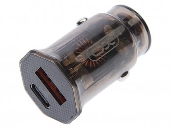 629 р. Устройство зарядное в прикуриватель 1USB + 1 Type C 12V XO XO cc50  с доставкой в г. Керчь. Увеличить фотографию 1