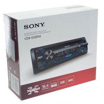 9 499 р. Магнитола автомобильная 1DIN SONY SONY cdx-g1201u  с доставкой в г. Керчь. Увеличить фотографию 4