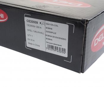 9 699 р. Катушка зажигания OPEL Astra H,Corsa D,Vectra C,Zafira B (1.6/1.8) DELPHI DELPHI ce20009-12b1a DELPHI ce20009-12b1a  с доставкой в г. Керчь. Увеличить фотографию 4
