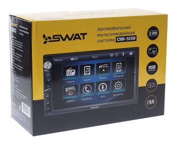 3 699 р. Магнитола автомобильная 2DIN SWAT SWAT chr-5150  с доставкой в г. Керчь. Увеличить фотографию 4