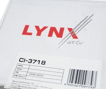 6 849 р. ШРУС внутренний TOYOTA Auris (07-13),Corolla (01-06),Avensis (03-08) комплект LYNX LYNX ci3718  с доставкой в г. Керчь. Увеличить фотографию 4