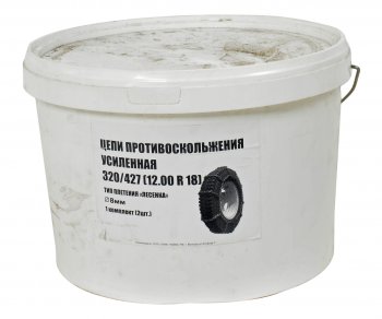 9 499 р. Цепь противоскольжения усиленная d=8мм R18 12.00 320х457 ГАЗ-66 (тип лесенка) 2шт. ЛИМ ПК ЛИМ цп 038  с доставкой в г. Керчь. Увеличить фотографию 3
