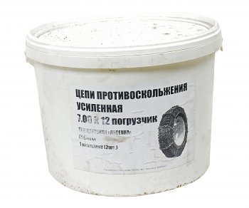 4 649 р. Цепь противоскольжения усиленная d=6мм R12 7.00 для погрузчика (тип лесенка) 2шт. ЛИМ ПК ЛИМ цп 048  с доставкой в г. Керчь. Увеличить фотографию 3