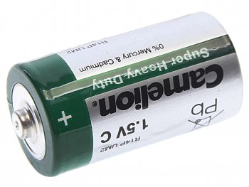 77 р. Батарейка C R14 1.5V блистер (по 1шт.) CAMELION CAMELION c-r14бл  с доставкой в г. Керчь. Увеличить фотографию 2
