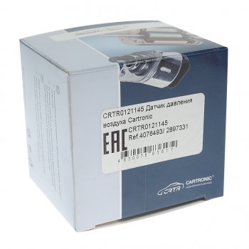 589 р. Датчик давления воздуха ГАЗ,ПАЗ,КАМАЗ дв.CUMMINS ISF,ISBe,ISDe CARTRONIC CARTRONIC crtr0121145  с доставкой в г. Керчь. Увеличить фотографию 4