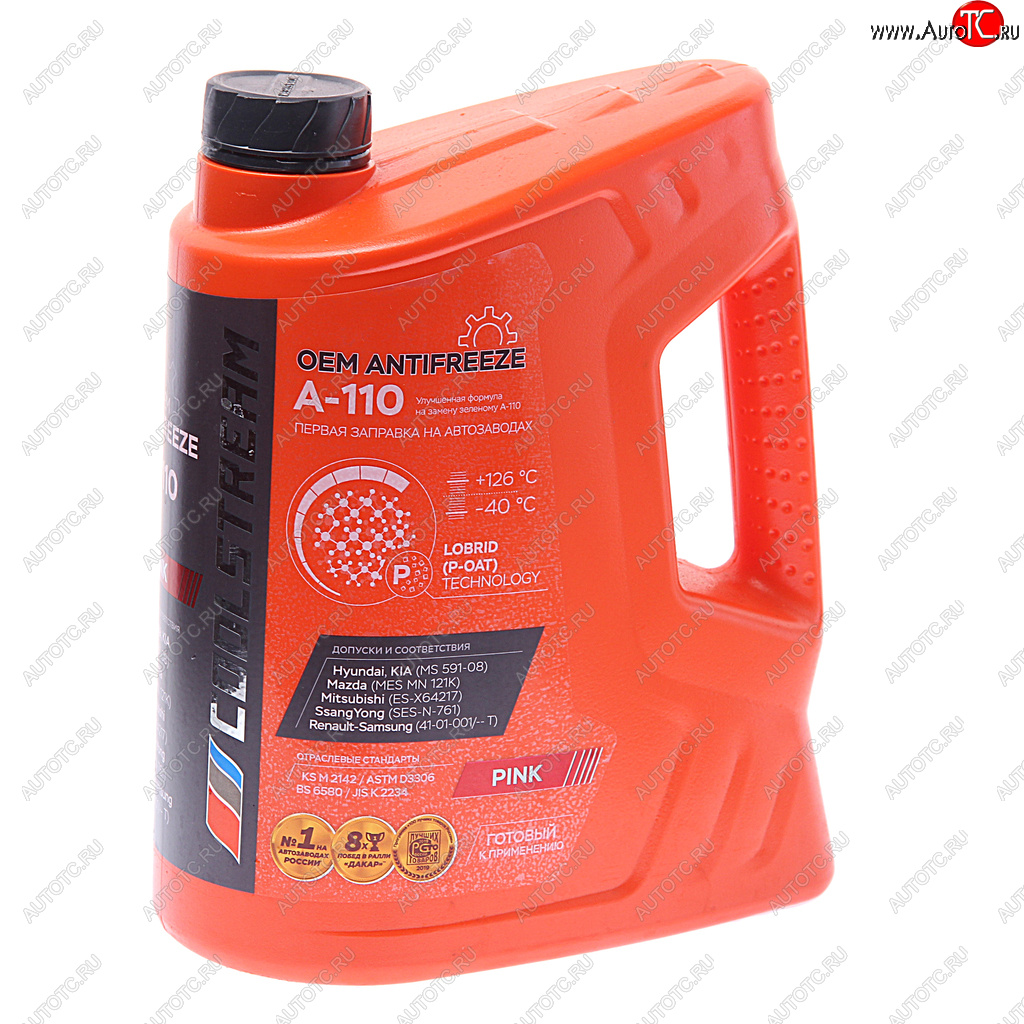 2 099 р. Антифриз розовый -40C 5кг A-110 COOL STREAM COOL STREAM cs-010502-pn  с доставкой в г. Керчь