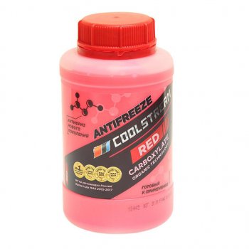 246 р. Антифриз красный -40C 0.9кг Red COOL STREAM COOL STREAM cs-010901-rd  с доставкой в г. Керчь. Увеличить фотографию 1