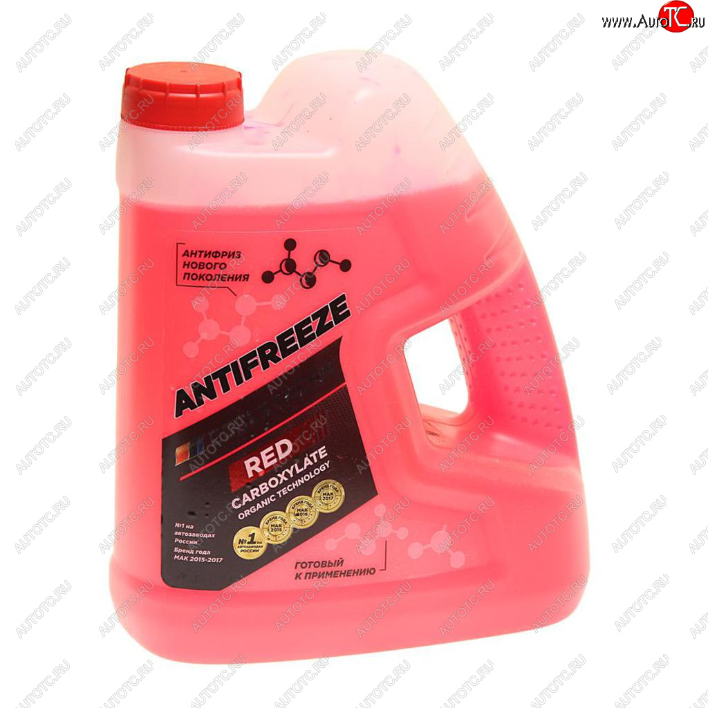 769 р. Антифриз красный -40C 4кг Red COOL STREAM COOL STREAM cs-010909-rd  с доставкой в г. Керчь
