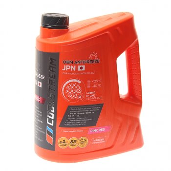 Антифриз красный -40C 5.3кг5л JPN COOL STREAM COOL STREAM cs-011002-rd