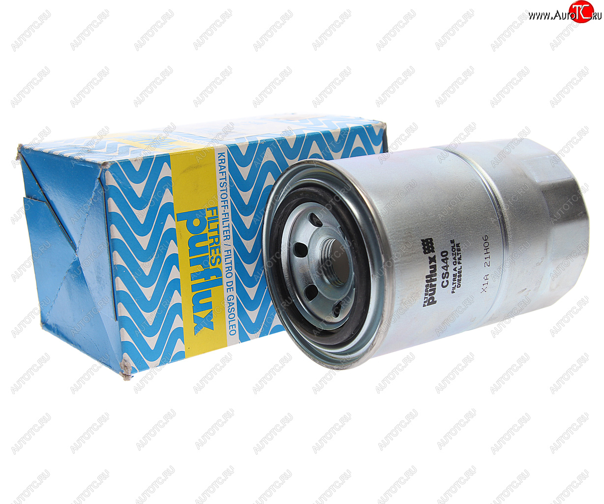 999 р. Фильтр топливный KIA Carnival (99-) MITSUBISHI Lancer (84-96) (1.82.0) PURFLUX PURFLUX cs440  с доставкой в г. Керчь