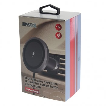 2 589 р. Держатель телефона с беспроводной зарядкой WIIIX WIIIX cw-71v  с доставкой в г. Керчь. Увеличить фотографию 3