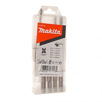 689 р. Набор буров по бетону SDS+ 5.0-8.0x110мм,6.0-8.0x160мм (5шт.) MAKITA MAKITA d-00795  с доставкой в г. Керчь. Увеличить фотографию 1