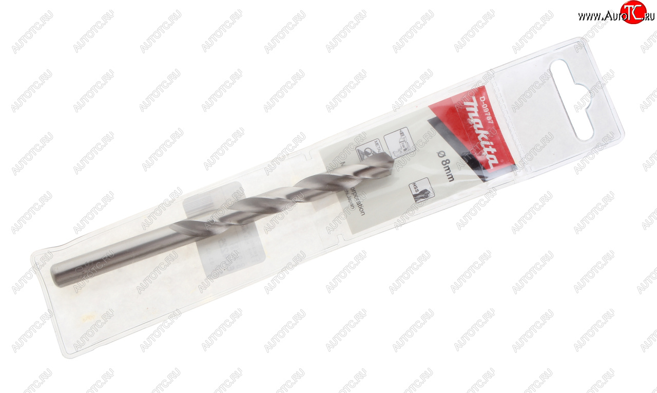 299 р. Сверло по металлу 8.0х117мм HSS MAKITA MAKITA d-09787  с доставкой в г. Керчь