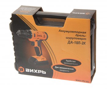 5 249 р. Дрель-шуруповерт с АКБ 18.0В 2.0Ач (2АКБ,кейс) ВИХРЬ ВИХРЬ да-18л-2к  с доставкой в г. Керчь. Увеличить фотографию 4