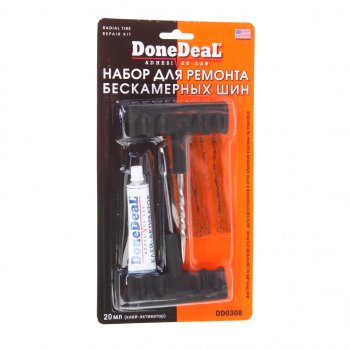 559 р. Набор для ремонта бескамерных шин DONE DEAL DONE DEAL dd0308  с доставкой в г. Керчь. Увеличить фотографию 1