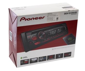 10 749 р. Магнитола автомобильная 1DIN PIONEER PIONEER deh-s1250ub  с доставкой в г. Керчь. Увеличить фотографию 5