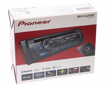 14 849 р. Магнитола автомобильная 1DIN PIONEER PIONEER deh-s4250bt  с доставкой в г. Керчь. Увеличить фотографию 5
