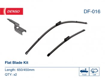 3 099 р. Щетка стеклоочистителя VW Golf (13-) 650/450мм комплект DENSO DENSO df-016 DENSO df-016  с доставкой в г. Керчь. Увеличить фотографию 3
