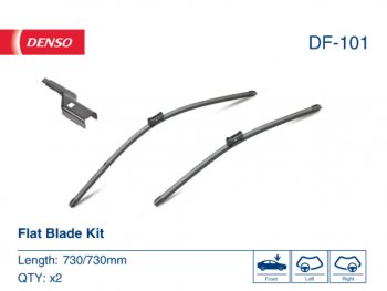4 999 р. Щетка стеклоочистителя FORD Focus 3 725725мм комплект Aerotwin DENSO DENSO df-101  с доставкой в г. Керчь. Увеличить фотографию 3