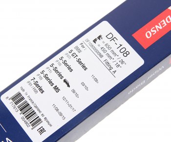 3 599 р. Щетка стеклоочистителя BMW 7 (08-) 650450мм комплект DENSO DENSO df-108  с доставкой в г. Керчь. Увеличить фотографию 3