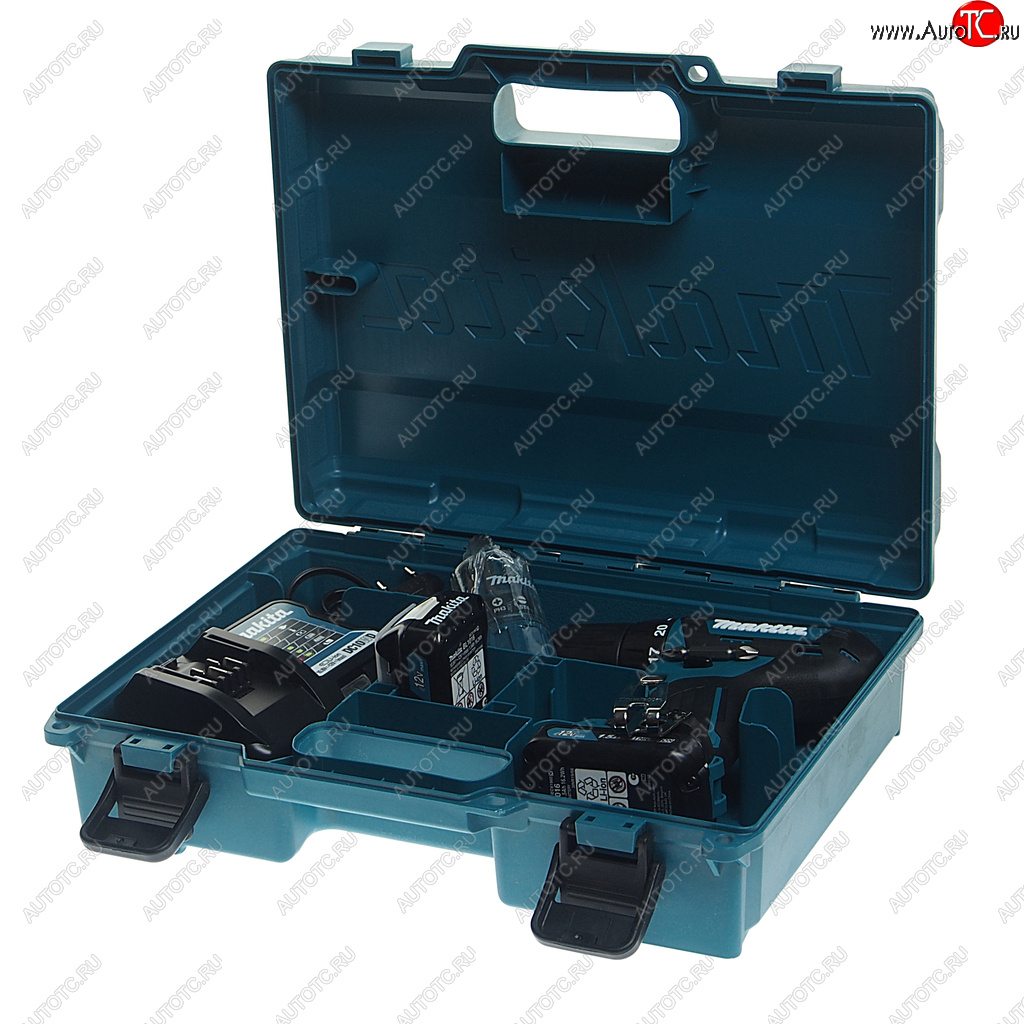 13 899 р. Дрель-шуруповерт с АКБ 12.0В 1.5Ач (2АКБ Li-Ion,кейс) MAKITA MAKITA df333dwye4  с доставкой в г. Керчь