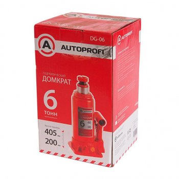 2 899 р. Домкрат бутылочный 6т 200-405мм AUTOPROFI AUTOPROFI dg-06  с доставкой в г. Керчь. Увеличить фотографию 2