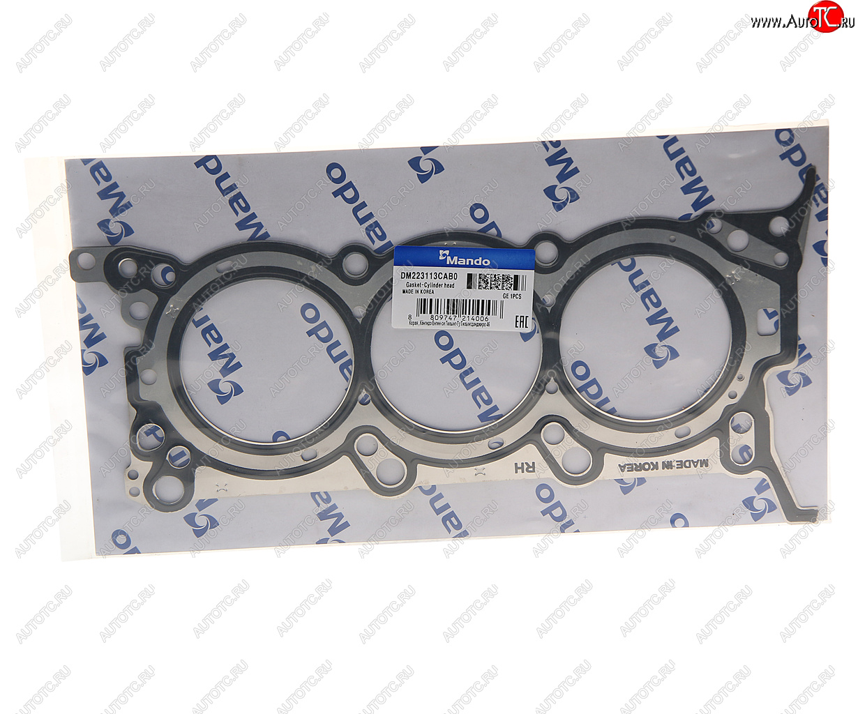 929 р. Прокладка головки блока HYUNDAI Sonata NF (08-) KIA Sorento (07-) (3.3) правая (M) MANDO MANDO dm223113cab0 MANDO dm223113cab0  с доставкой в г. Керчь