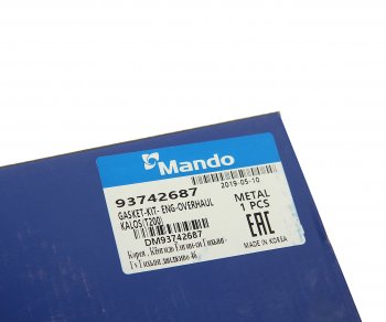 7 399 р. Прокладка двигателя CHEVROLET Aveo (03-08),Lacetti (03-08) комплект (M) MANDO MANDO dm93742687 MANDO dm93742687  с доставкой в г. Керчь. Увеличить фотографию 7