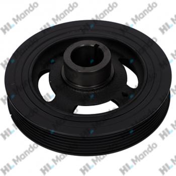 3 899 р. Шкив HYUNDAI Sonata (08-),Santa Fe (09-) KIA Cerato (08-) (2.0/2.4) коленвала MANDO MANDO dmb010049 MANDO dmb010049  с доставкой в г. Керчь. Увеличить фотографию 1