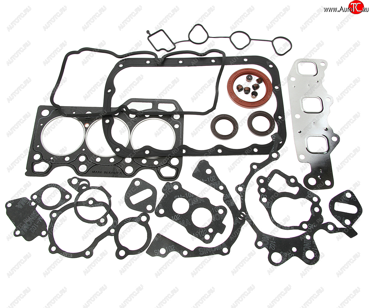 3 379 р. Прокладка двигателя CHEVROLET Spark (98-) (0.8) комплект (AF) MANDO MANDO dn93740053  с доставкой в г. Керчь