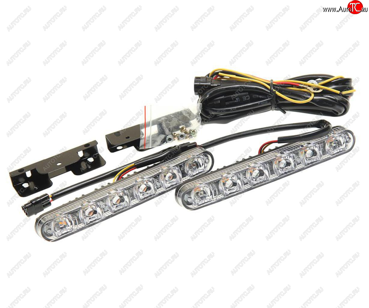 2 199 р. Огни ходовые дневного света 12V комплект ВЫМПЕЛ ОРИОН drl-hp-x6  с доставкой в г. Керчь