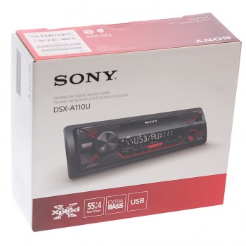 8 999 р. Магнитола автомобильная 1DIN SONY SONY dsx-a110u  с доставкой в г. Керчь. Увеличить фотографию 4