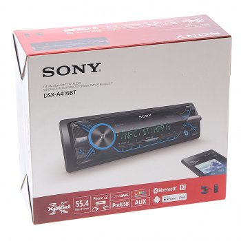 15 999 р. Магнитола автомобильная 1DIN SONY SONY dsx-a416bt  с доставкой в г. Керчь. Увеличить фотографию 5