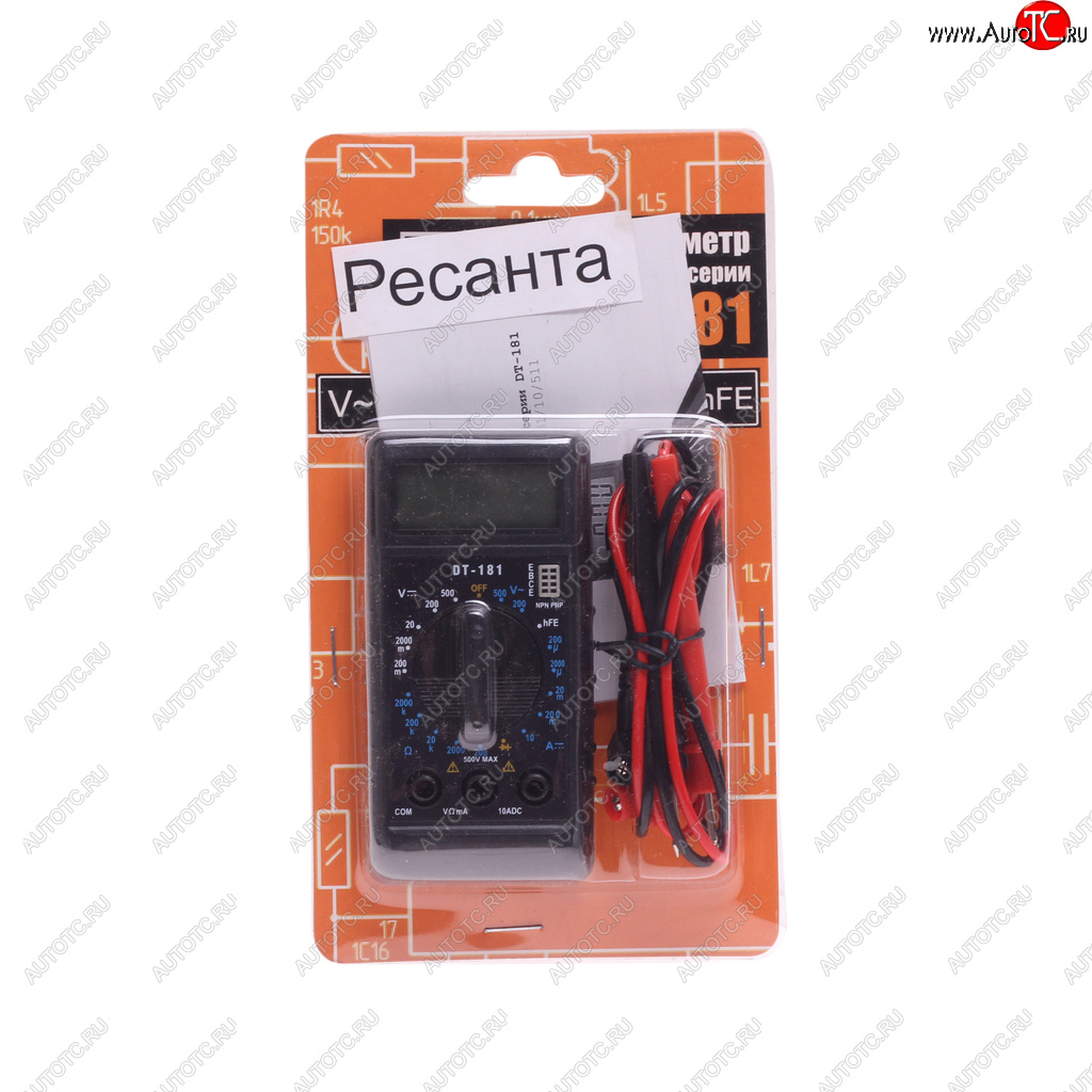 779 р. Мультиметр DT181 РЕСАНТА РЕСАНТА dt 181  с доставкой в г. Керчь