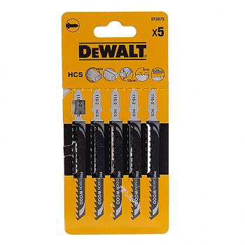 1 239 р. Пилка для лобзика набор 5шт. дерево 68мм DEWALT DEWALT dt2075-qz  с доставкой в г. Керчь. Увеличить фотографию 1