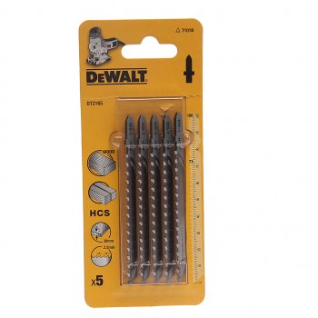 929 р. Пилка для лобзика набор 5шт. дерево 73мм DEWALT DEWALT dt2165-qz  с доставкой в г. Керчь. Увеличить фотографию 1