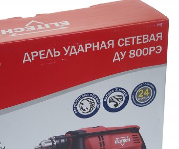 3 399 р. Дрель ударная 800Вт ELITECH ELITECH ду 800рэ  с доставкой в г. Керчь. Увеличить фотографию 6