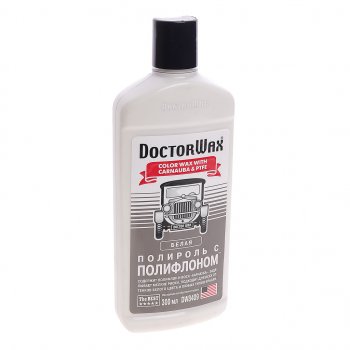 749 р. Полироль кузова с тефлоном белая 300мл DOCTOR WAX DOCTOR WAX dw8409  с доставкой в г. Керчь. Увеличить фотографию 1