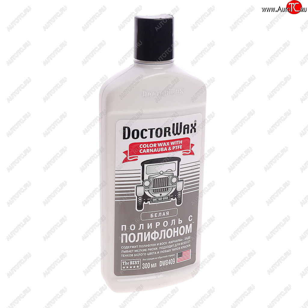 749 р. Полироль кузова с тефлоном белая 300мл DOCTOR WAX DOCTOR WAX dw8409  с доставкой в г. Керчь