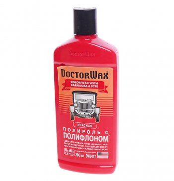 749 р. Полироль кузова с тефлоном красная 300мл DOCTOR WAX DOCTOR WAX dw8417  с доставкой в г. Керчь. Увеличить фотографию 1