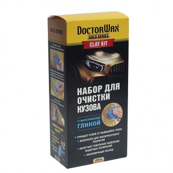 2 099 р. Очиститель кузова на основе глины набор 100г + 118мл DOCTOR WAX DOCTOR WAX dw8494  с доставкой в г. Керчь. Увеличить фотографию 2