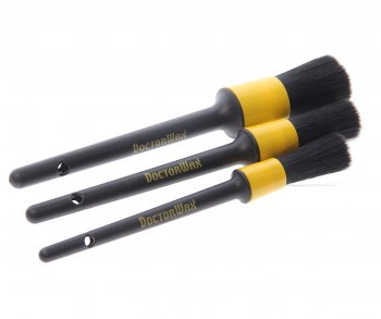 819 р. Набор кисточек для детейлинга 3шт. DOCTOR WAX DOCTOR WAX dw8601s  с доставкой в г. Керчь. Увеличить фотографию 2