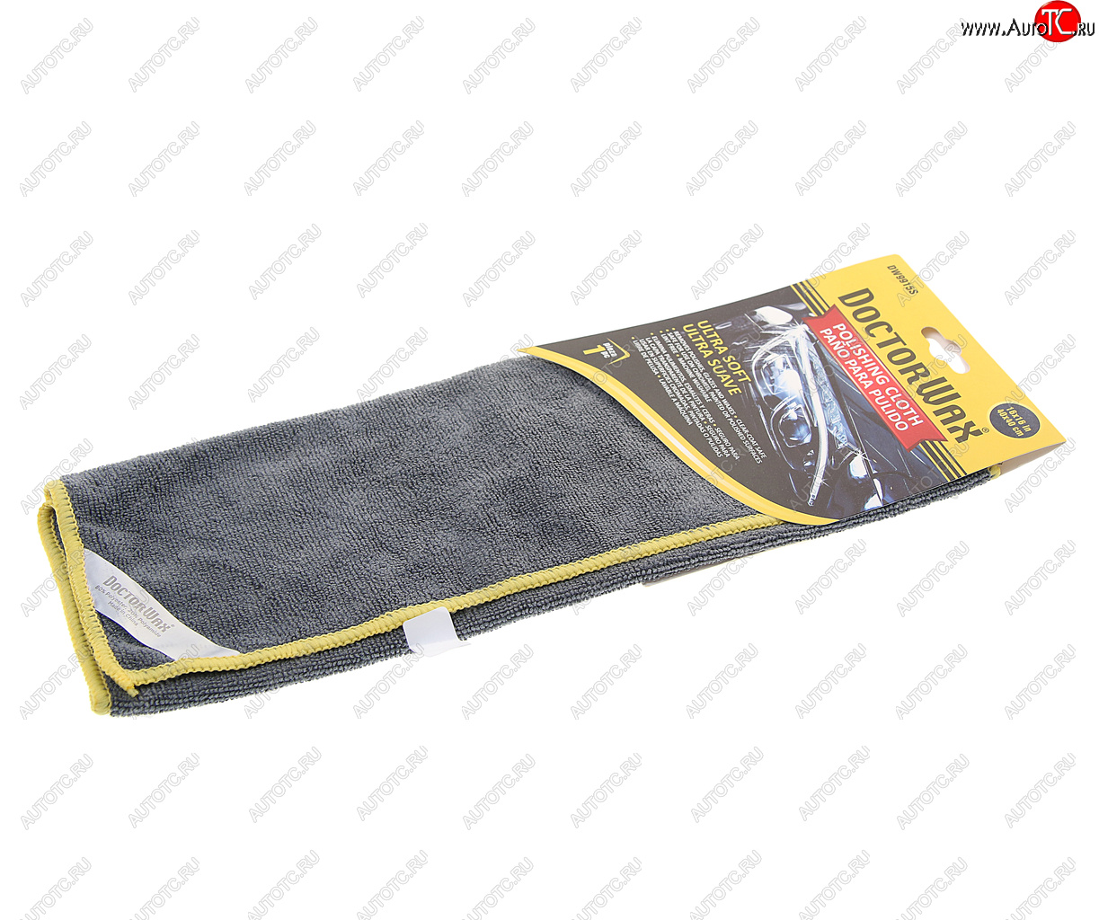 226 р. Салфетка микрофибра для полировки 40х40см DOCTOR WAX DOCTOR WAX dw9915s  с доставкой в г. Керчь