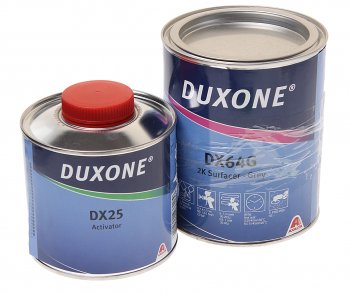 2 299 р. Грунт серый DX64G 1л с отвердителем DX20 0.25л DUXONE DU PONT dx64gdx20025  с доставкой в г. Керчь. Увеличить фотографию 1
