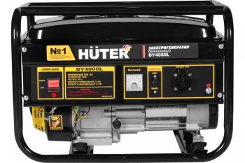 28 999 р. Бензогенератор 3.0кВт 4такт. расх.=0.4лкВтч. бак=15л HUTER HUTER dy4000l  с доставкой в г. Керчь. Увеличить фотографию 2