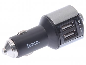 1 179 р. Устройство зарядное в прикуриватель с трансмиттером (bluetooth,hands free) HOCO HOCO e19 black HOCO e19 black  с доставкой в г. Керчь. Увеличить фотографию 1