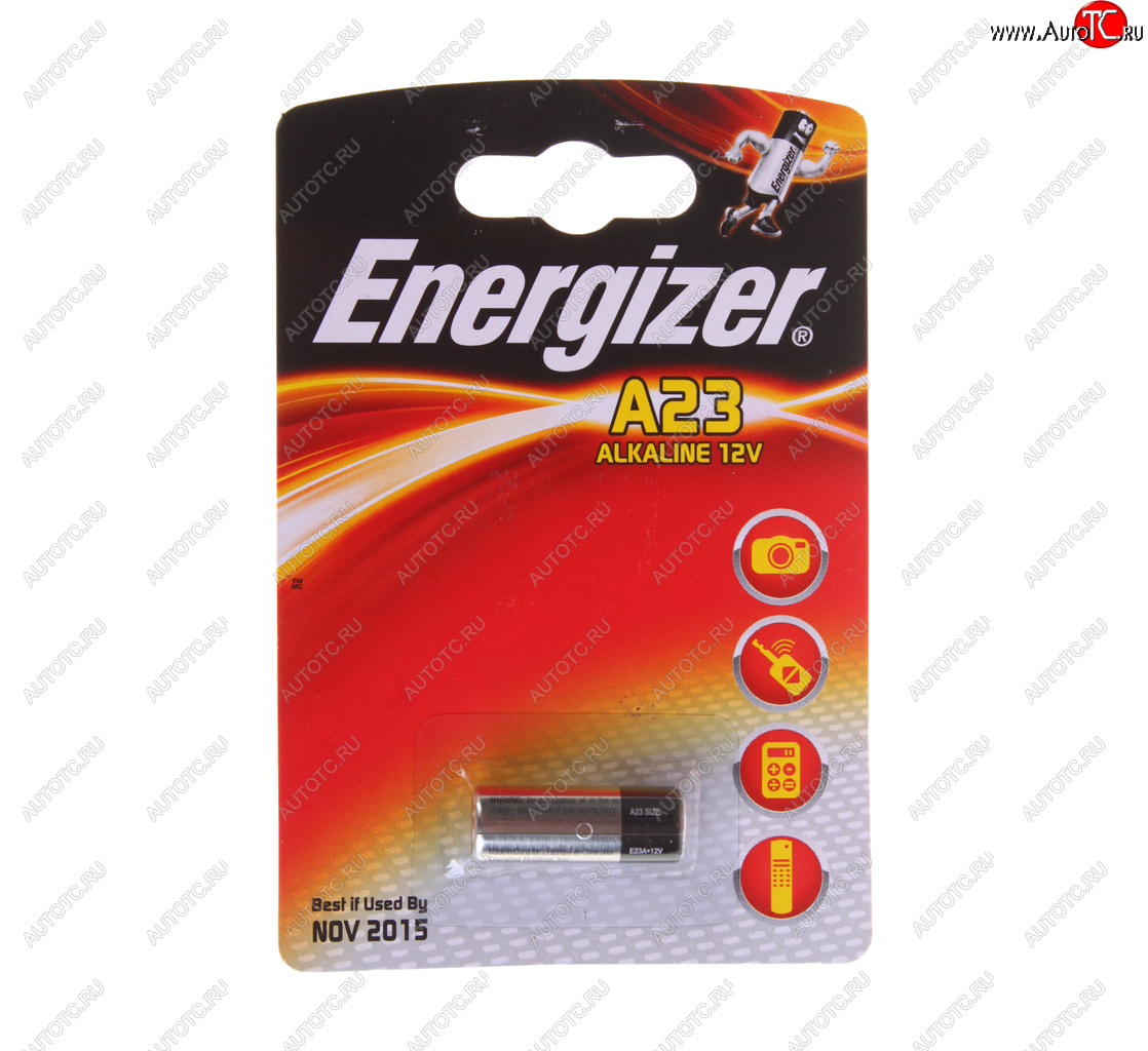 188 р. Батарейка A23 3LR50 12V (пульт сигнализации) блистер 1шт. Alkaline ENERGIZER ENERGIZER e23a bc1  с доставкой в г. Керчь
