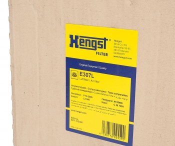 3 899 р. Фильтр воздушный MAN MERCEDES HENGST HENGST e307l  с доставкой в г. Керчь. Увеличить фотографию 4