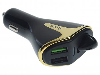Устройство зарядное в прикуриватель 2USB 12V HOCO HOCO e47 black HOCO e47 black