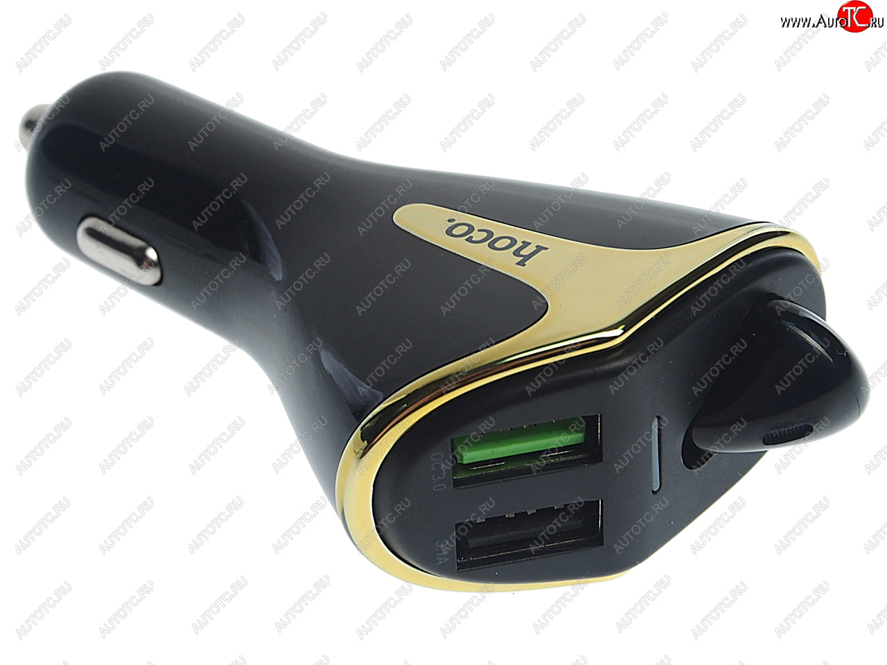 1 039 р. Устройство зарядное в прикуриватель 2USB 12V HOCO HOCO e47 black HOCO e47 black  с доставкой в г. Керчь
